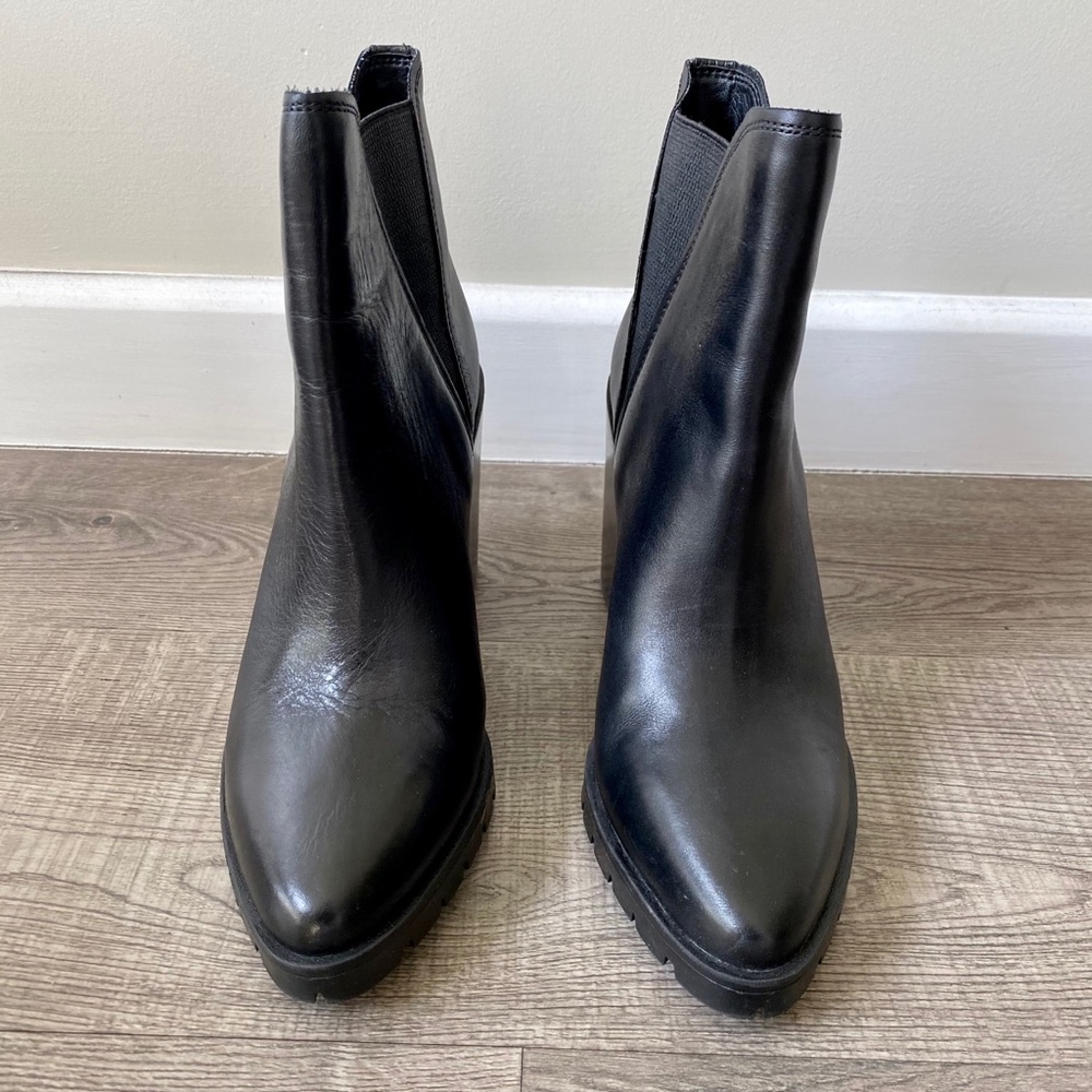 Sam Edelman Kammie Leather Lug Bootie